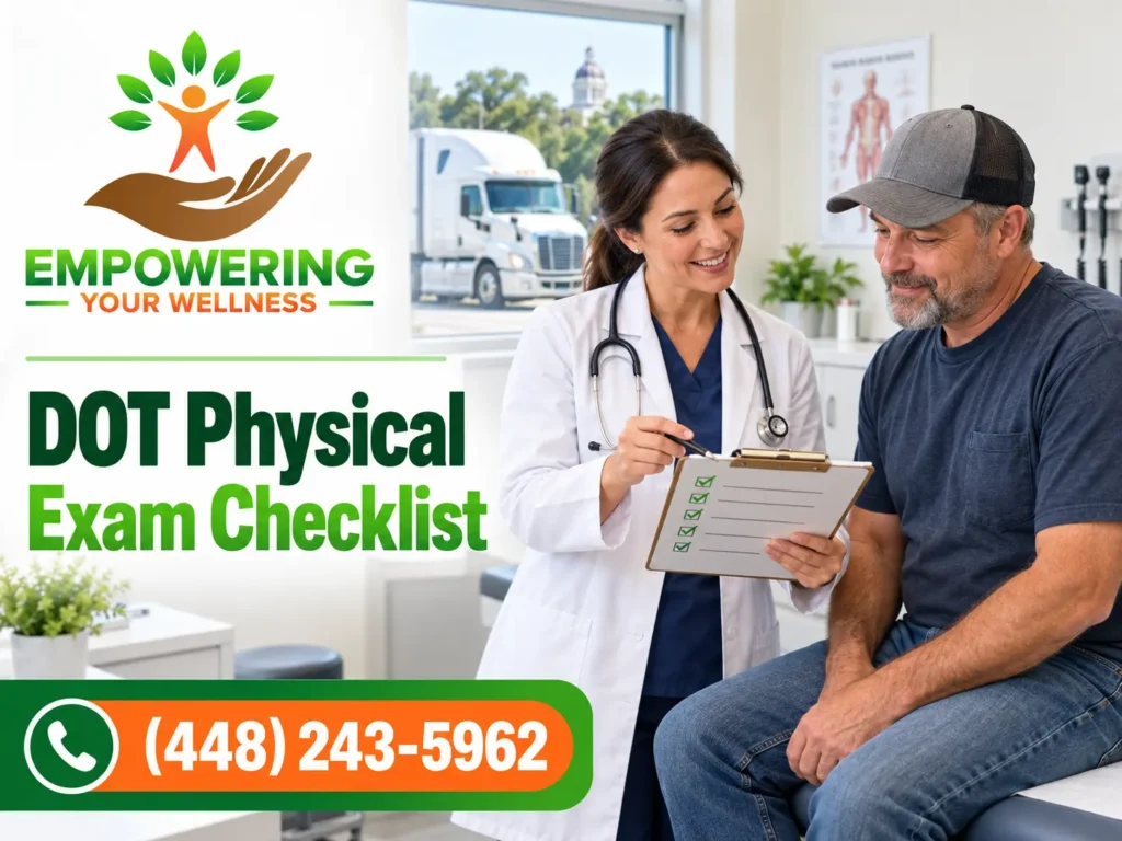 DOT physical exam checklist for commercial drivers in Tallahassee, Florida